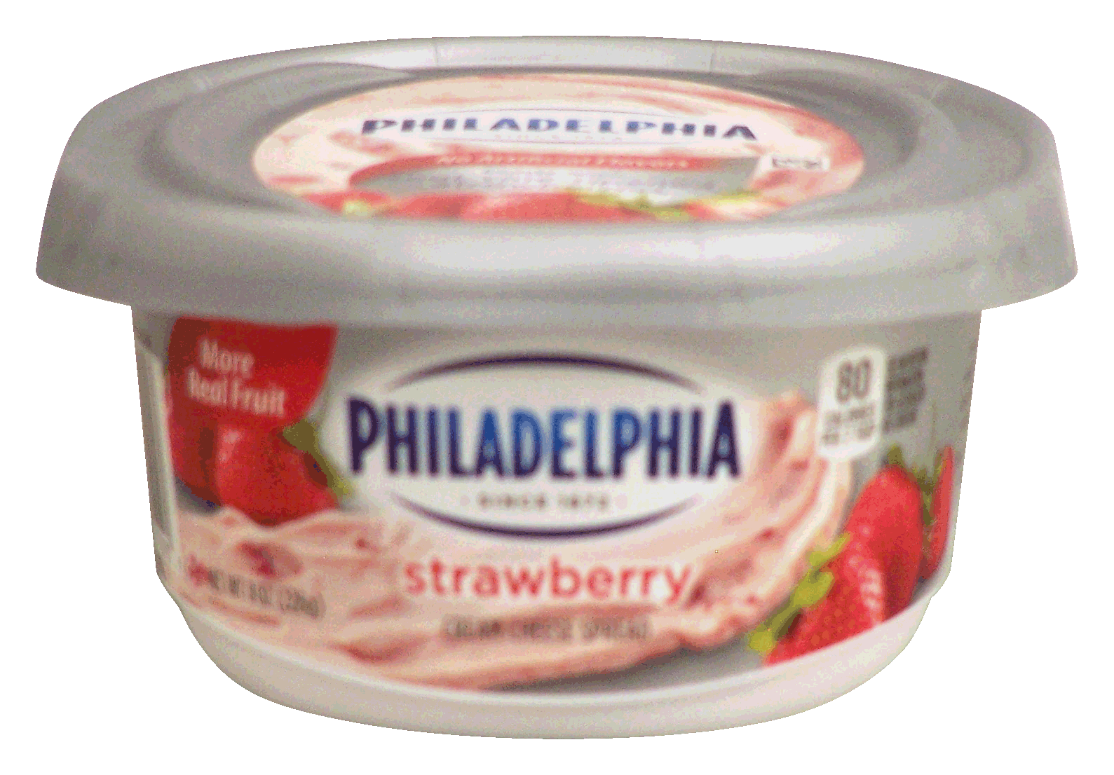 Philadelphia  strawberry cream cheese spread, more real fruit Full-Size Picture